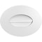 Ekena Millwork Diamond Surface Mount PVC Gable Vent: Non-Functional, w/ 2"W x 1-1/2"P Brickmould Frame, 42"W x 42"H GVPDI42X4202SN - alternate 1